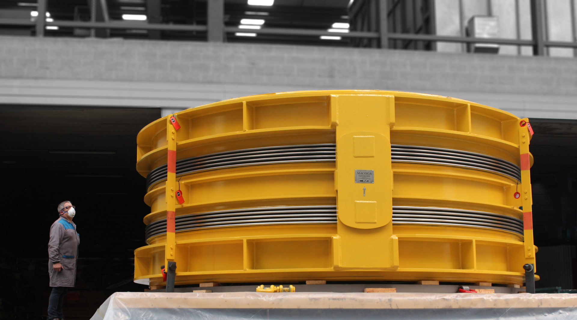 Double Gimbal Expansion Joint for Power Plant in France